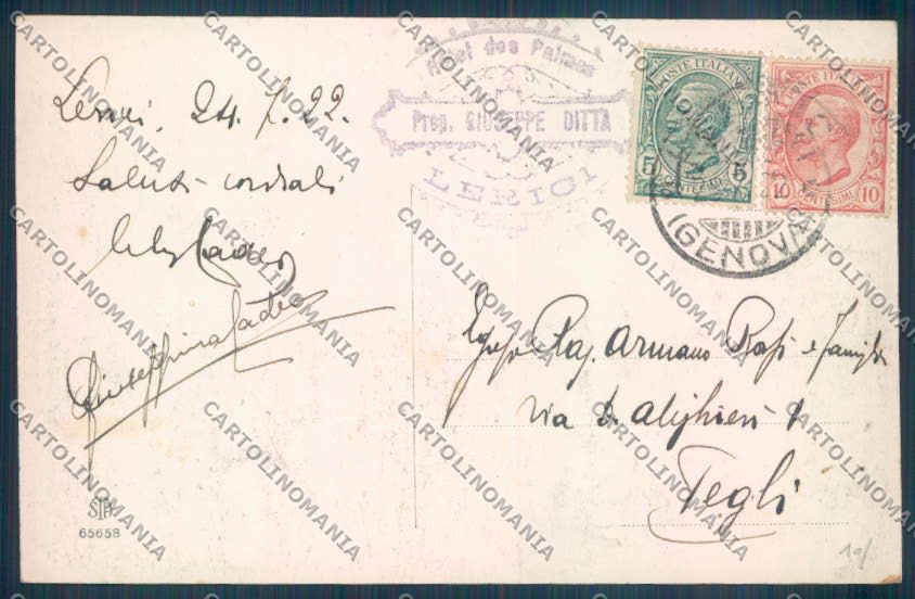 La Spezia Lerici cartolina ZT7247 – retro