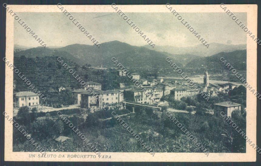 La Spezia Borghetto Vara cartolina ZT7284 – fronte