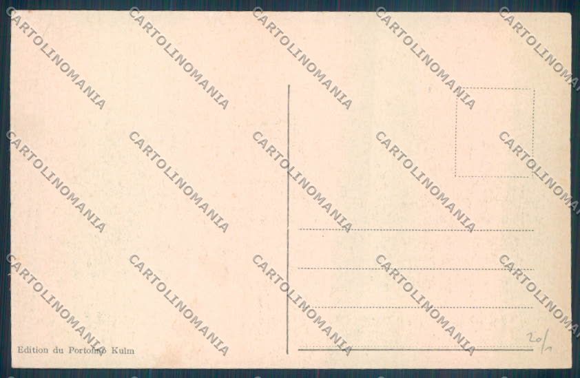 Genova Portofino Kulm cartolina E7303 – retro