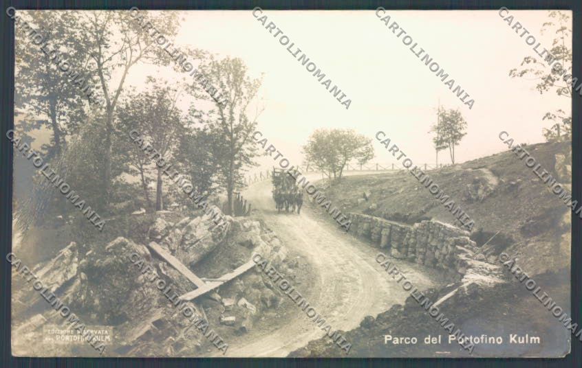 Genova Portofino Kulm Carrozza Foto cartolina E7311 – fronte