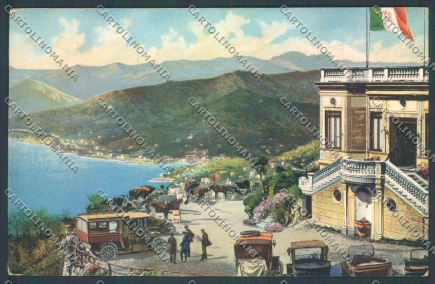Genova Portofino Kulm Automobile cartolina E7315 – fronte