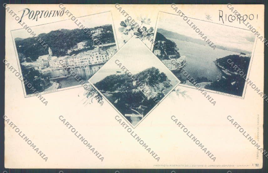 Genova Portofino cartolina E7319 – fronte