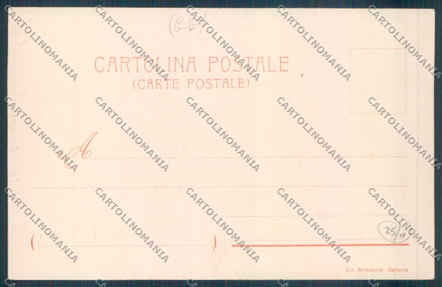 Genova Portofino cartolina E7320 – retro