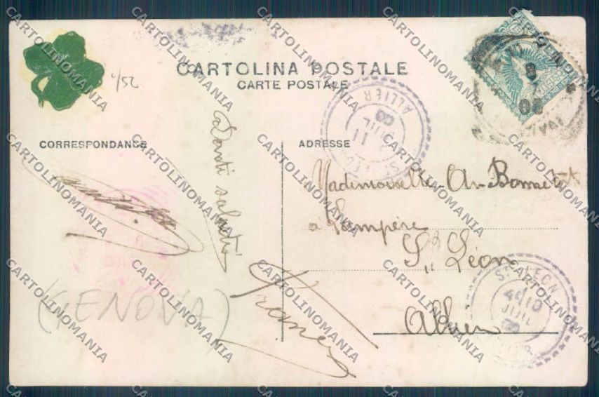 Genova Portofino Kulm Foto cartolina E7322 – retro