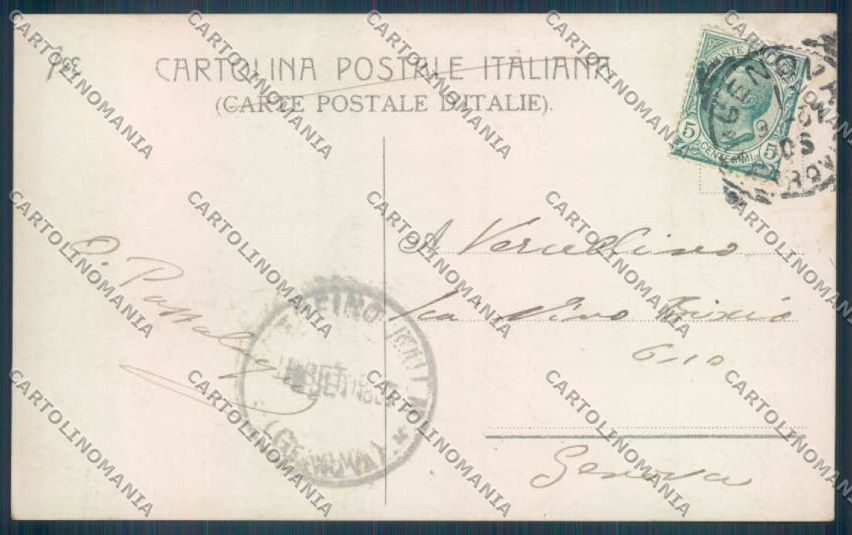 Genova Portofino Kulm Foto cartolina E7329 – retro