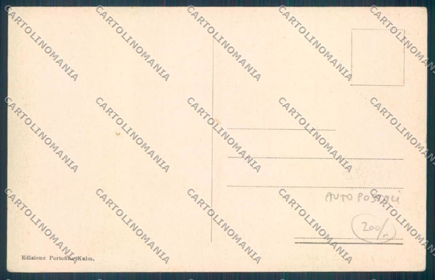 Genova Portofino Kulm Servizio Automobili cartolina E7336 – retro