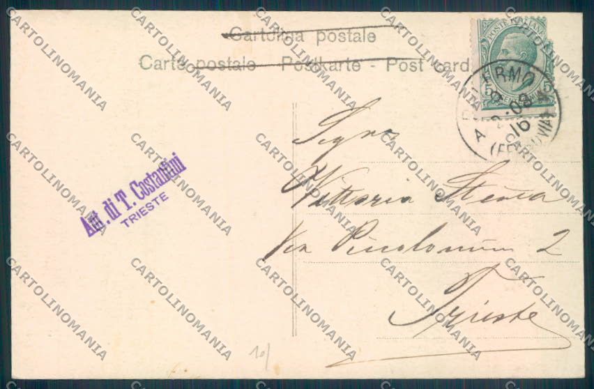 Palermo Città Alterocca cartolina ZT7352 – retro