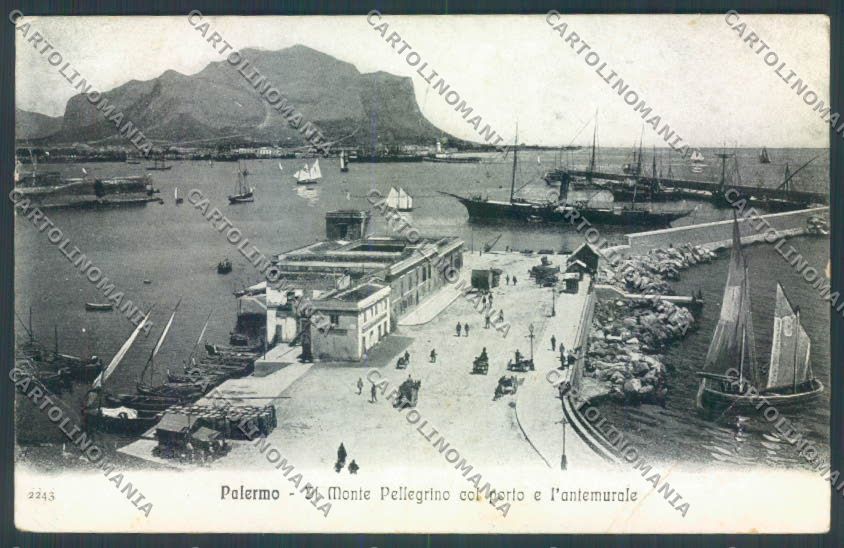 Palermo Città Alterocca PIEGHINE cartolina ZT7353 – fronte