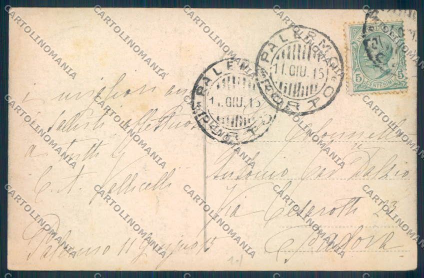Palermo Città Alterocca PIEGHINE cartolina ZT7353 – retro
