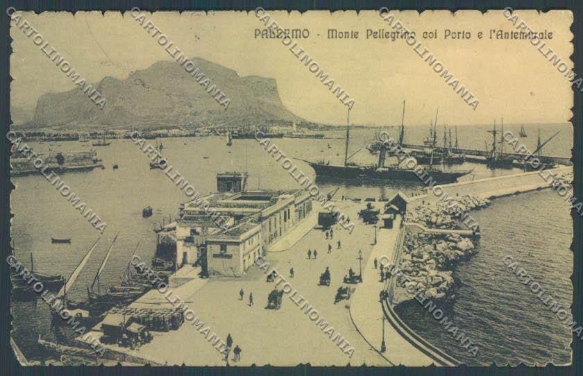 Palermo Città PIEGHINE cartolina ZT7355 – fronte