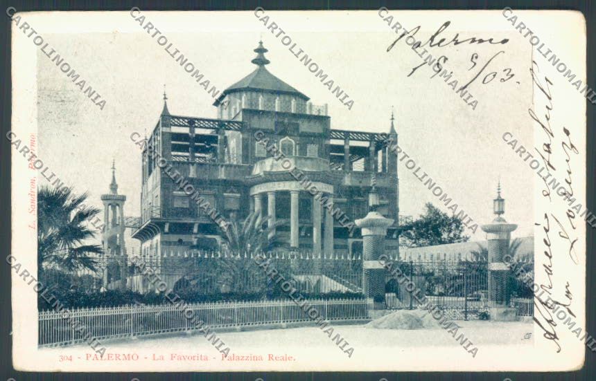 Palermo Città Palazzina Reale cartolina ZT7356 – fronte