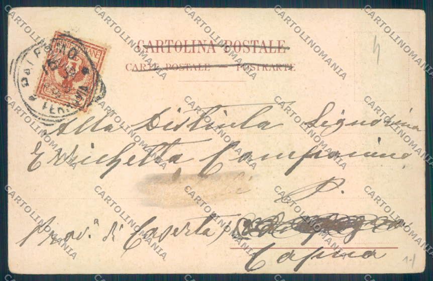 Palermo Città Palazzina Reale cartolina ZT7356 – retro