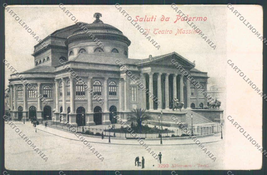Palermo Città Alterocca ABRASA cartolina ZT7363 – fronte