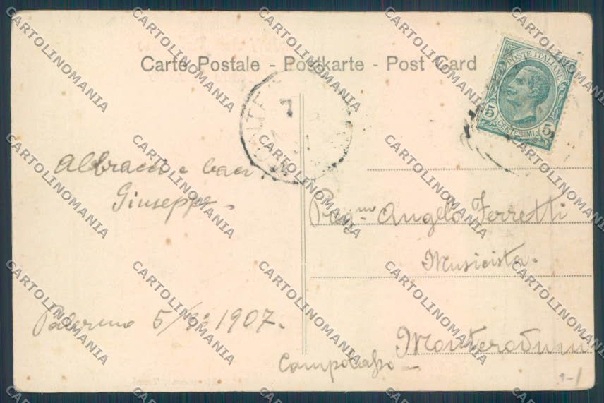 Palermo Città Alterocca ABRASA cartolina ZT7363 – retro