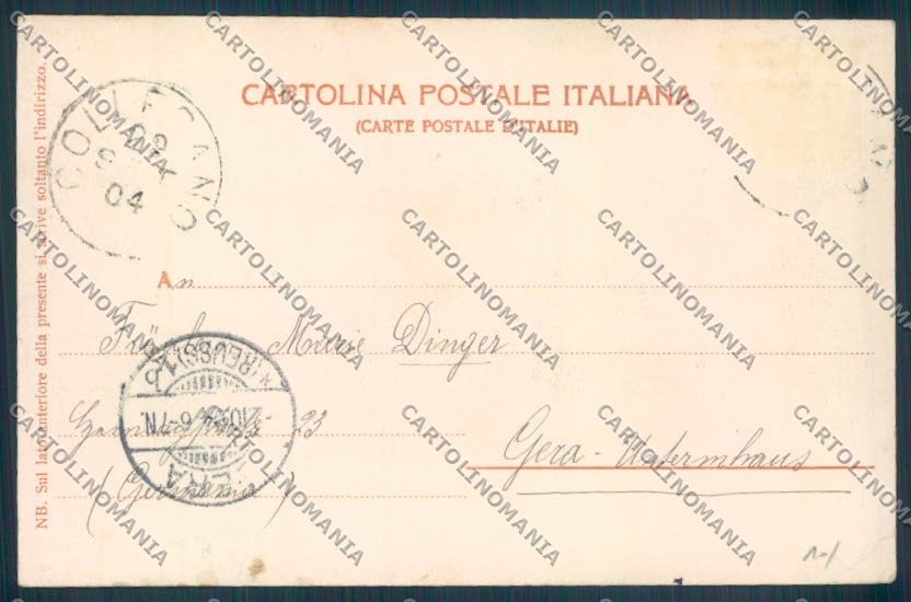 Palermo Città PIEGHINA cartolina ZT7370 – retro