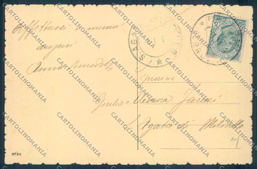 Palermo Città cartolina ZT7391 – retro