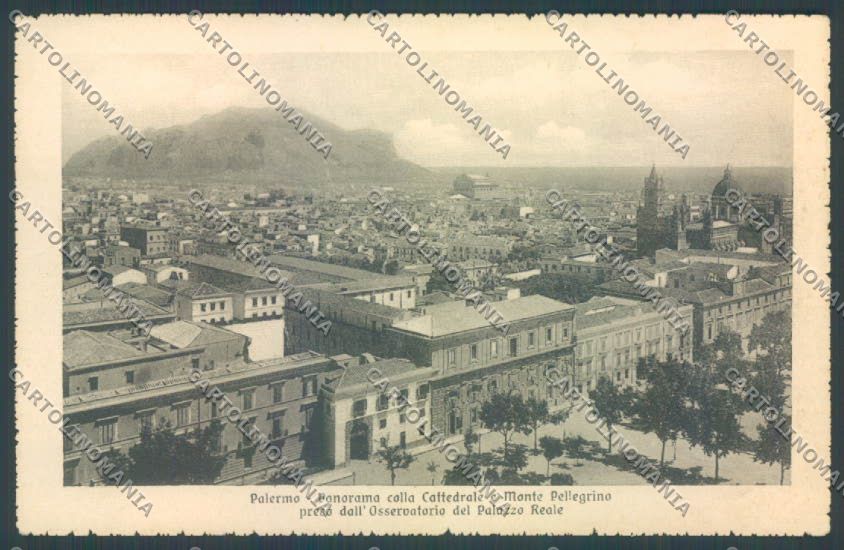 Palermo Città SCOLLATA cartolina ZT7394 – fronte