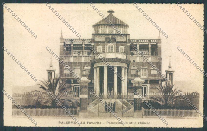 Palermo Città La Favorita cartolina ZT7407 – fronte