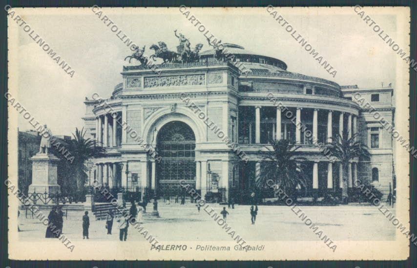 Palermo Città Politeama cartolina ZT7410 – fronte