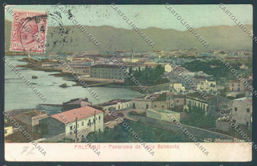 Palermo Città Alterocca cartolina ZT7413 – fronte