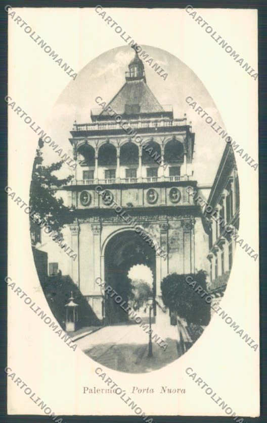 Palermo Città Porta Nuova cartolina ZT7417 – fronte