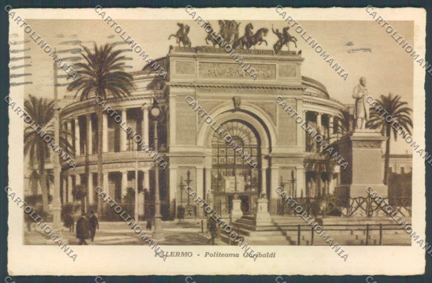 Palermo Città Politeama cartolina ZT7418 – fronte