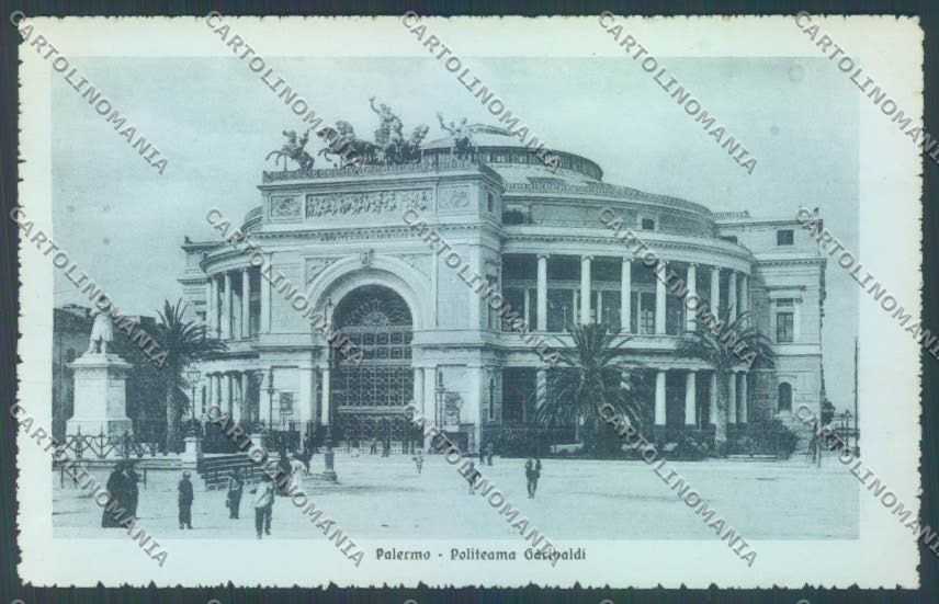 Palermo Città Politeama cartolina ZT7422 – fronte