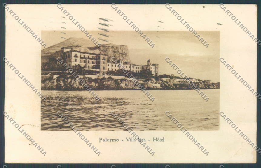 Palermo Città PIEGA cartolina ZT7426 – fronte