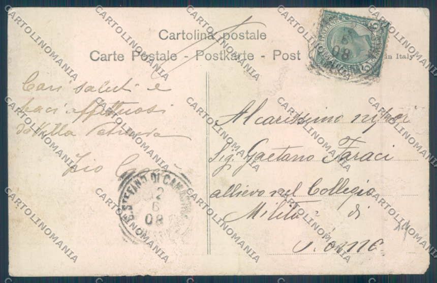Palermo Città Alterocca ABRASA cartolina ZT7427 – retro