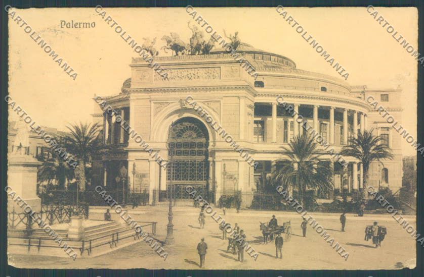 Palermo Città Politeama cartolina ZT7443 – fronte