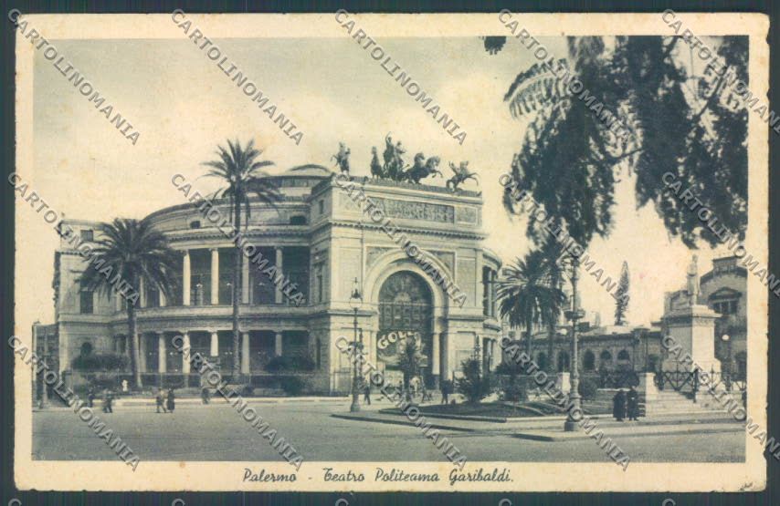 Palermo Città Politeama cartolina ZT7445 – fronte