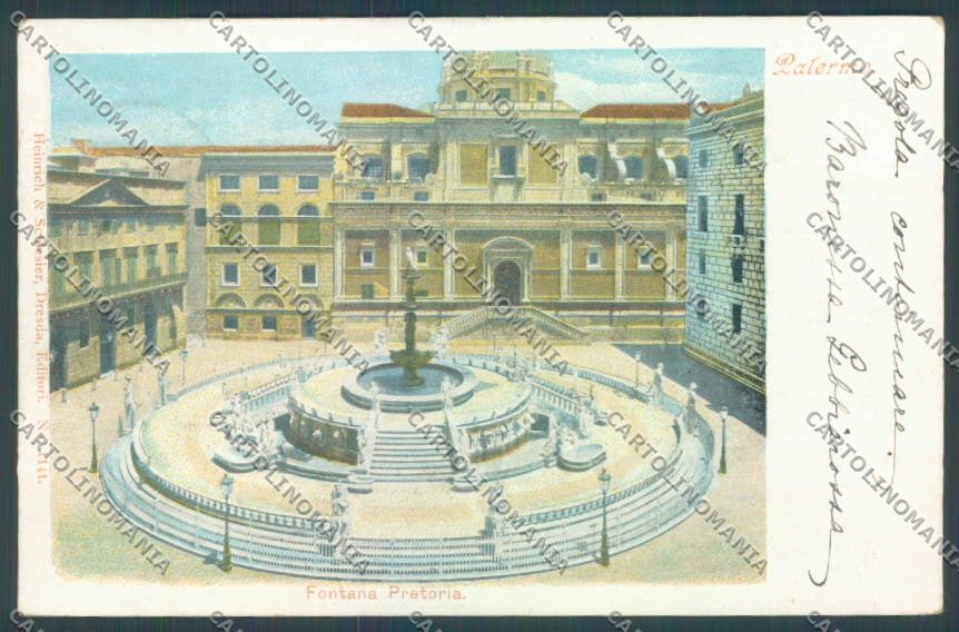 Palermo Città Piazza Pretoria cartolina ZT7454 – fronte