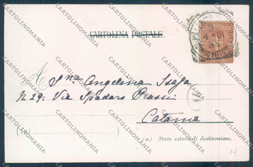 Palermo Città cartolina ZT7455 – retro