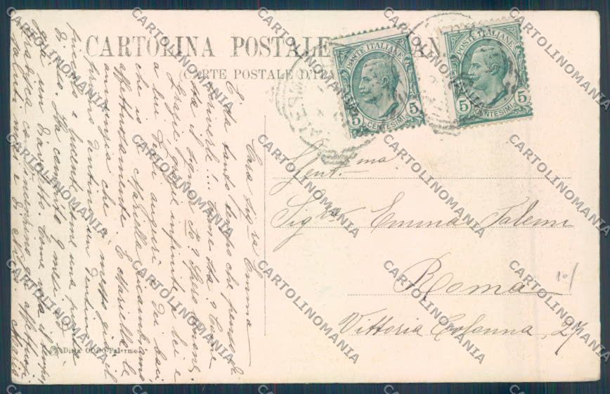 Palermo Città Villa Tasca cartolina ZT7459 – retro