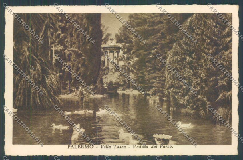 Palermo Città Villa Tasca cartolina ZT7461 – fronte