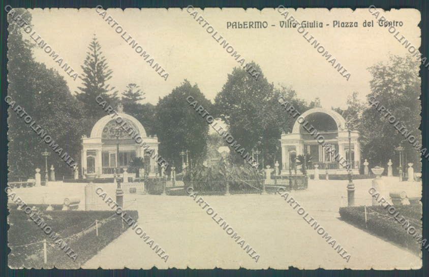 Palermo Città Villa Giulia cartolina ZT7462 – fronte