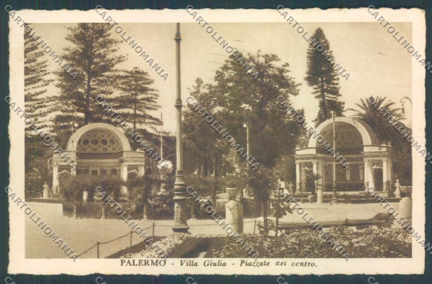 Palermo Città Villa Giulia cartolina ZT7463 – fronte