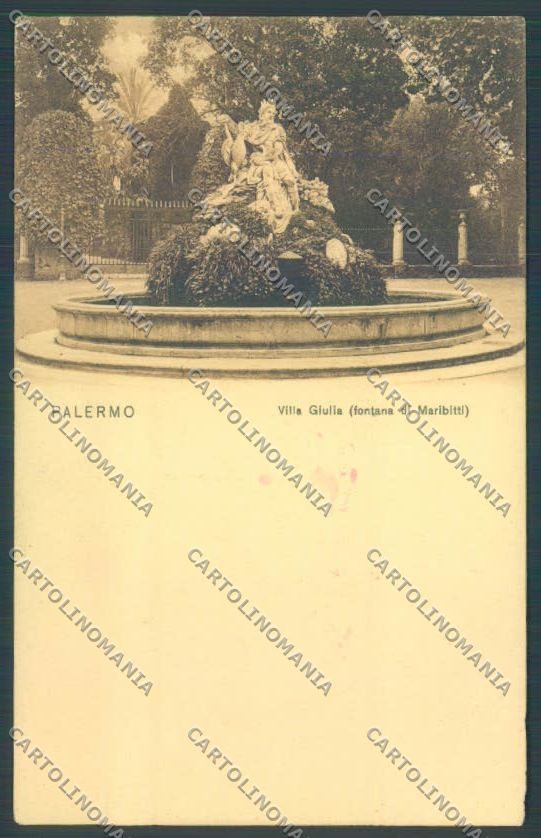 Palermo Città Villa Giulia cartolina ZT7464 – fronte