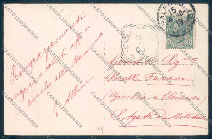 Palermo Città Villa Giulia cartolina ZT7466 – retro