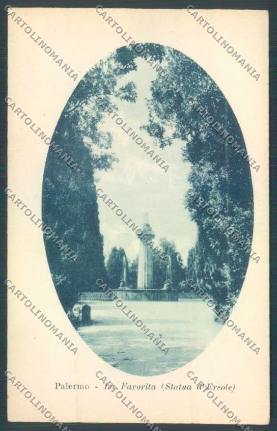 Palermo Città La Favorita cartolina ZT7473 – fronte