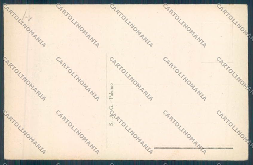 Palermo Città La Favorita cartolina ZT7473 – retro