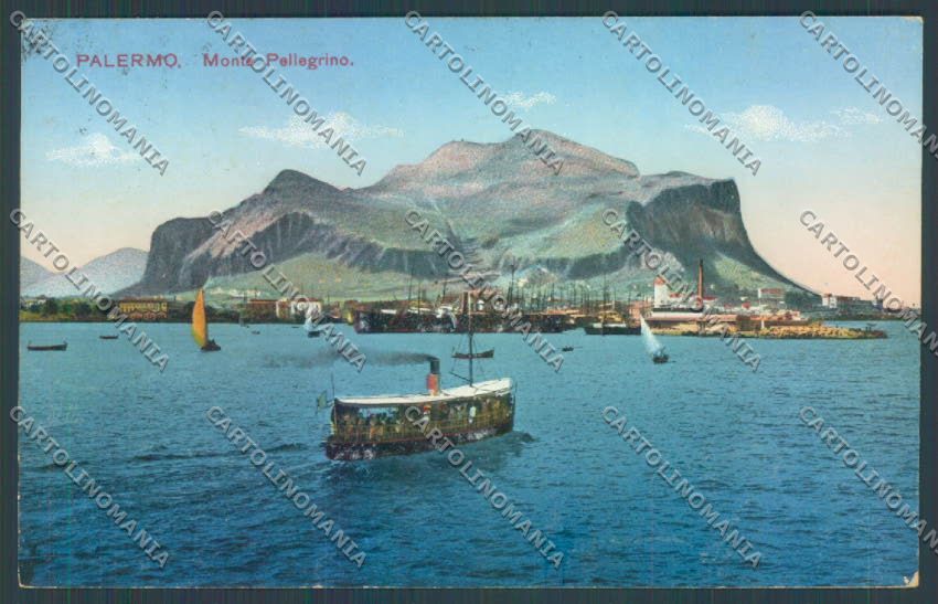 Palermo Città Monte Pellegrino cartolina ZT7474 – fronte