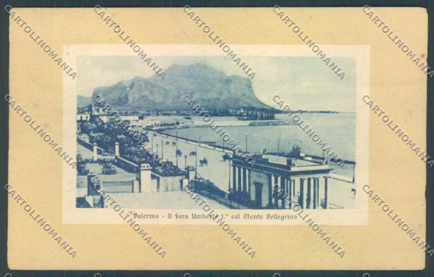 Palermo Città Monte Pellegrino FORI cartolina ZT7476 – fronte