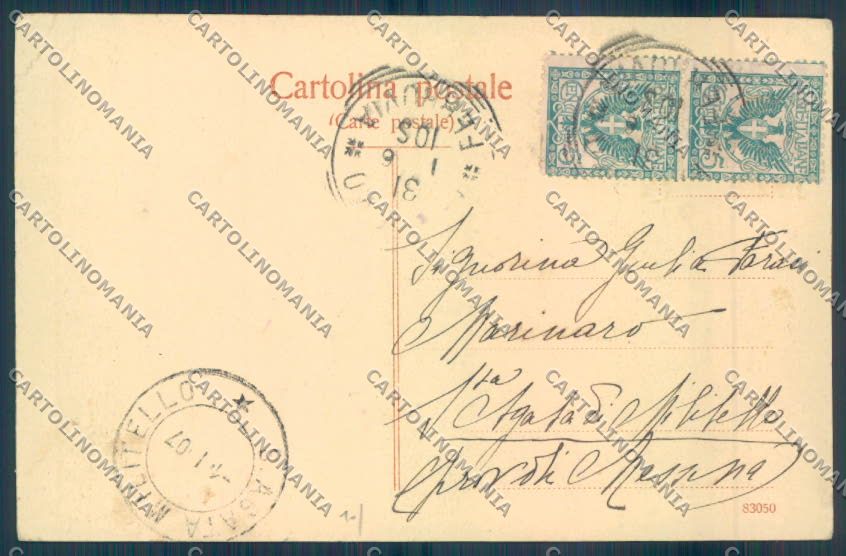 Palermo Città Monte Pellegrino cartolina ZT7477 – retro