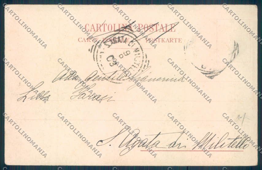 Palermo Città Monte Pellegrino cartolina ZT7480 – retro