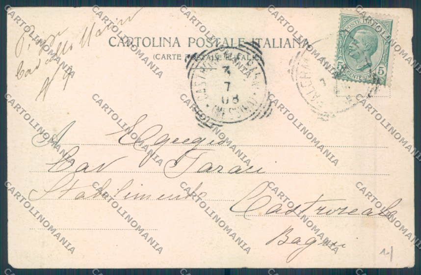 Palermo Città Monte Pellegrino cartolina ZT7481 – retro