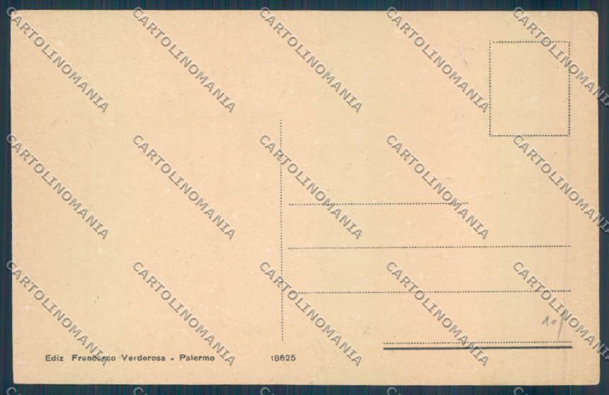 Palermo Città Orto Botanico cartolina ZT7487 – retro