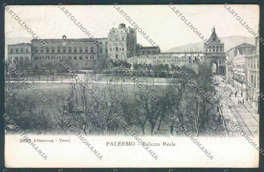 Palermo Città Palazzo Reale Alterocca cartolina ZT7491 – fronte