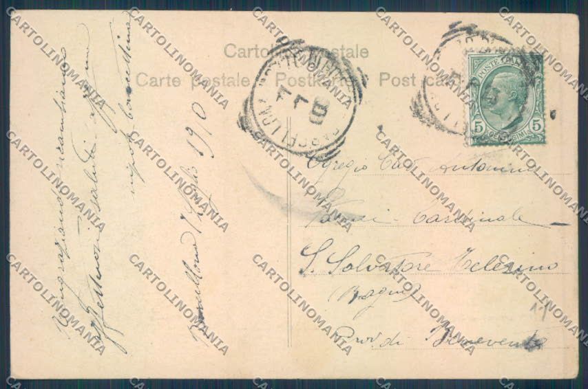 Palermo Città Palazzo Reale Alterocca cartolina ZT7491 – retro