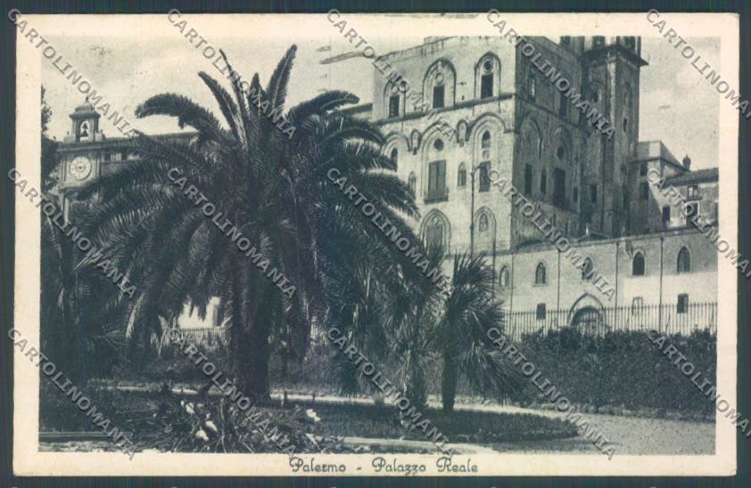 Palermo Città Palazzo Reale cartolina ZT7492 – fronte